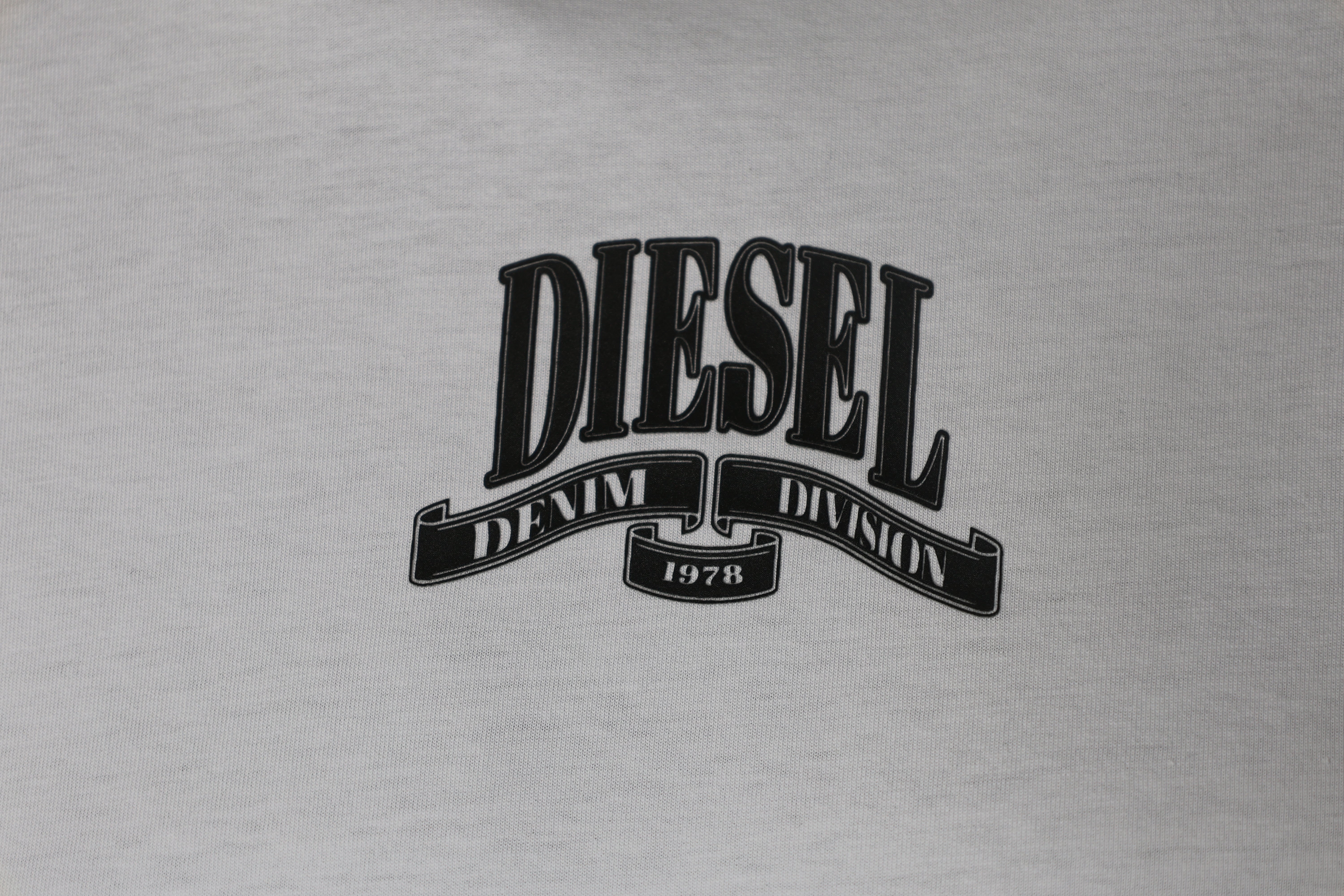 Diesel T-Shirt T-Adjust Logo White